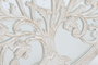 DKD Home Decor Decoración de Pared Árbol Blanco y Dorado con Espejo