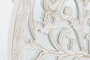 DKD Home Decor Decoración de Pared Árbol Blanco y Dorado con Espejo