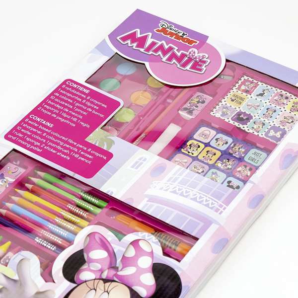 Cerdá Set Papelería Coloreable Caja Minnie 45.0x26.70x 3 cm Cerdá Set Papelería Coloreable Caja Minnie 45.0x26.70x 3 cm