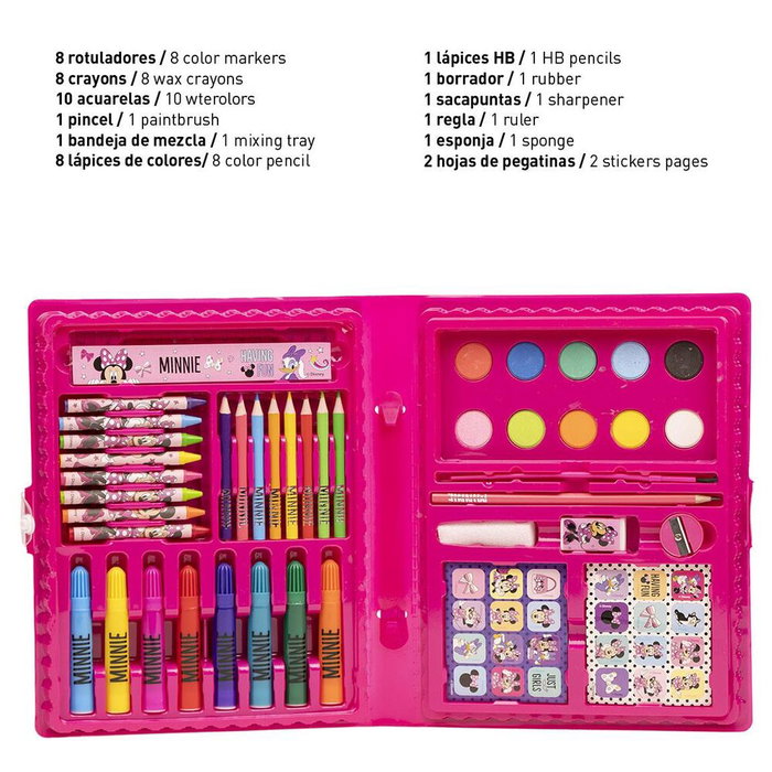 Cerdá Set Papeleria Coloreable Minnie Disney