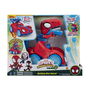 Jazwares Coche Spidey Rex Racer 2 en 1 se transforma en Dinosaurio Lanza Dardos