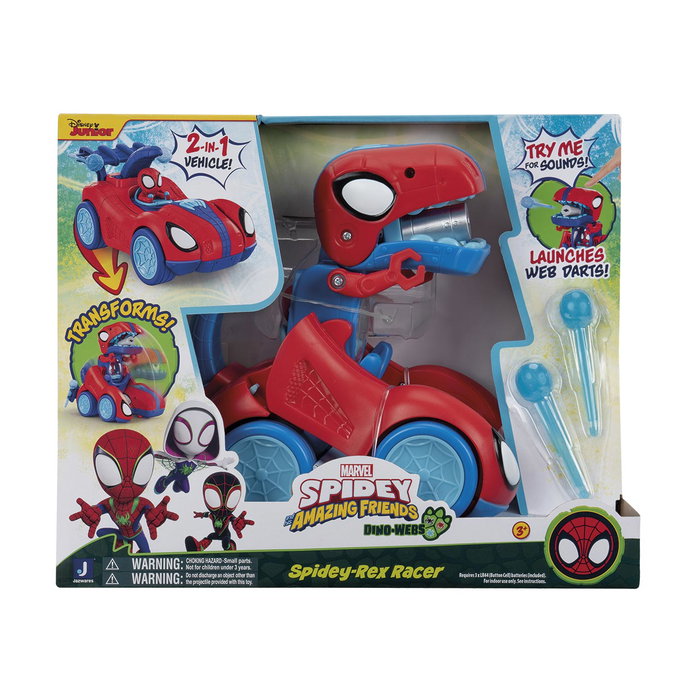 Jazwares Spidey Rex Racer 2 en 1 Transformable Jazwares Spidey Rex Racer 2 en 1 Transformable