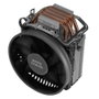 Mars Gaming MCPUBK Disipador CPU 160W TDP 4 Heatpipes HCT Ventilador 110mm PWM FDB Ultra Silencioso Multisocket Universal Compacto