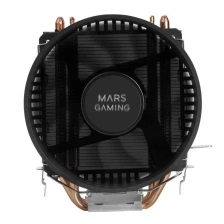 Mars Gaming MCPUBK Disipador CPU 160W TDP 4 Heatpipes HCT Ventilador 110mm PWM FDB Ultra Silencioso Multisocket Universal Compacto Mars Gaming MCPUBK Disipador CPU 160W TDP 4 Heatpipes HCT Ventilador 110mm PWM FDB Ultra Silencioso Multisocket Universal Compacto