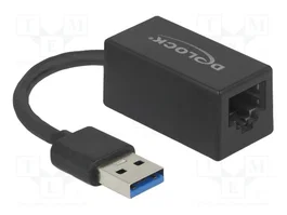 DeLOCK 65903 Adaptador de red USB Gigabit LAN compacto negro