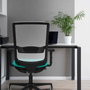 PIQUERAS Y CRESPO Silla de oficina Haches con mecanismo Sincro/Traslack, Amarillo y Negro