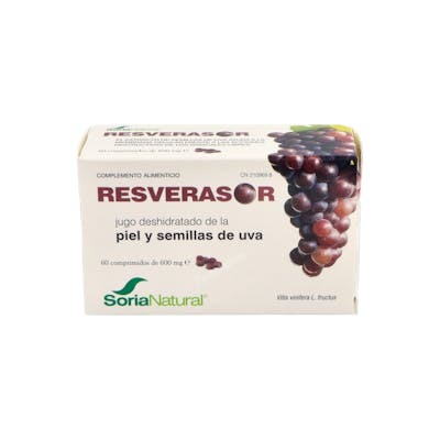 SORIA NATURAL Resverasor 60 comprimidos de 600 mg SORIA NATURAL Resverasor 60 comprimidos de 600 mg