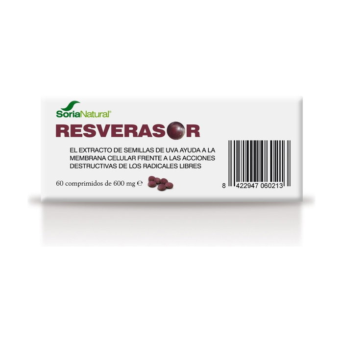 Soria Natural Resverasor 600 mg 60 Comprimidos