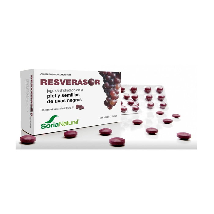SORIA NATURAL Resverasor 60 comprimidos de 600 mg SORIA NATURAL Resverasor 60 comprimidos de 600 mg