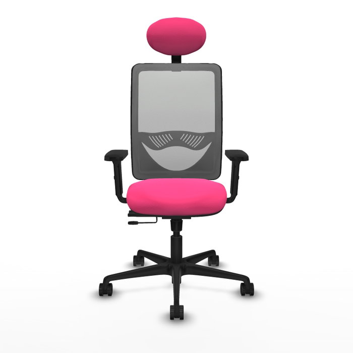 PIQUERAS Y CRESPO Silla de oficina Zulema Rosa y Gris PIQUERAS Y CRESPO Silla de oficina Zulema Rosa y Gris