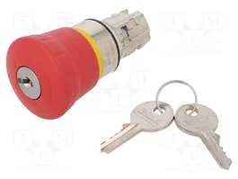 SIEMENS Interruptor de seguridad con llave 22mm Rojo