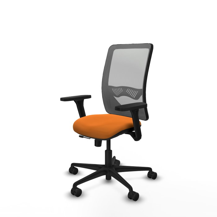 PIQUERAS Y CRESPO Silla de oficina Zulema Naranja y Gris