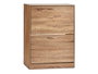 Giftdecor Zapatero Madera 2 Pisos Color Beige Roble 60x80x24 cm