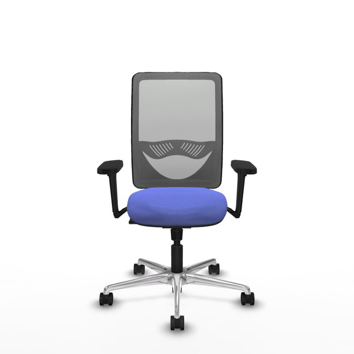 PIQUERAS Y CRESPO Silla de oficina Zulema con mecanismo Sincro, Azul claro y Gris PIQUERAS Y CRESPO Silla de oficina Zulema con mecanismo Sincro, Azul claro y Gris
