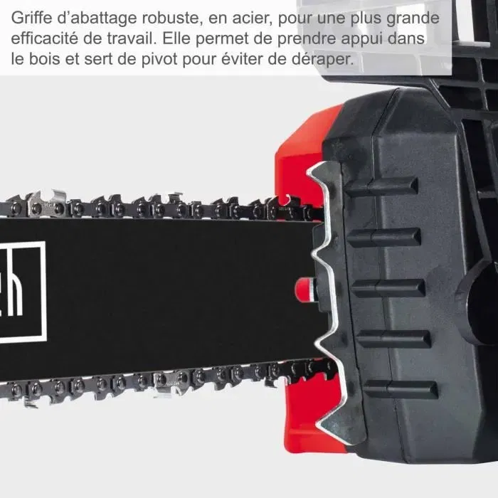 Scheppach Motosierra Eléctrica CSE2700 - 2700 W - Negro y Rojo - Espada 45,5 cm