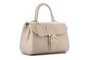 Vince Camuto Bolso de Mano Crema Cuero de Polivinilo Elegante y Sofisticado 22x12.5x16.5cm