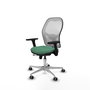 PIQUERAS Y CRESPO Silla de oficina Jorquera Verde esmeralda con mecanismo Sincro/Traslack