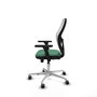 PIQUERAS Y CRESPO Silla de oficina Jorquera Verde esmeralda con mecanismo Sincro/Traslack