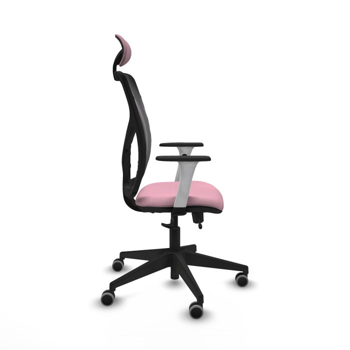 PIQUERAS Y CRESPO Silla de oficina Motilla con mecanismo Sincro/Traslack Rosa y Negro PIQUERAS Y CRESPO Silla de oficina Motilla con mecanismo Sincro/Traslack Rosa y Negro