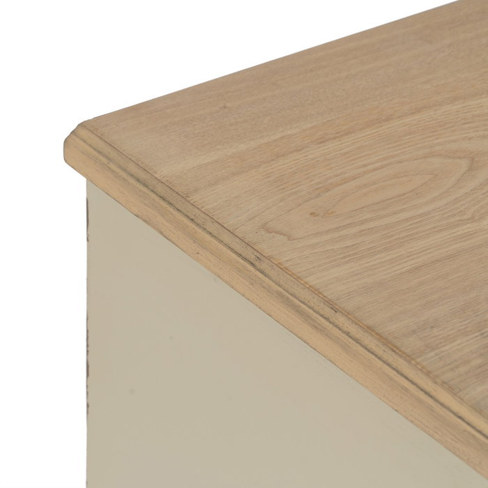 Mesita Crema Madera 48 X 36 X 61 cm