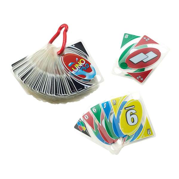 Mattel Juego Uno H2O To Go Baraja de Cartas Resistente al Agua para Niños y Adultos a Partir de 5 Años