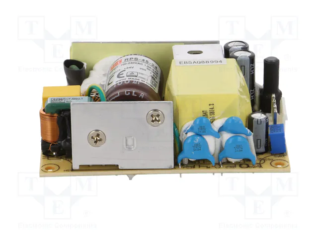 MEAN WELL RPS-45-24 Alimentador de Impulso Abierto 45,6W 24VDC