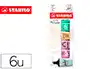 Stabilo Rotulador Boss Mini Pastel Love Estuche 6 Unidades Colores Surtidos Punta Biselada Trazo 2-5mm