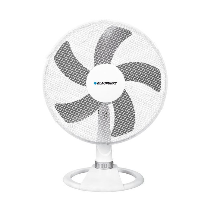 BLAUPUNKT Ventilador de Sobremesa 30 cm, Ventilador de Mesa con 3 Velocidades, Silencioso, Negro - Modelo de 30 cm
