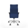 PIQUERAS Y CRESPO Sillón Albacete Azul Marino con Mecanismo Sincro y Base de Aluminio