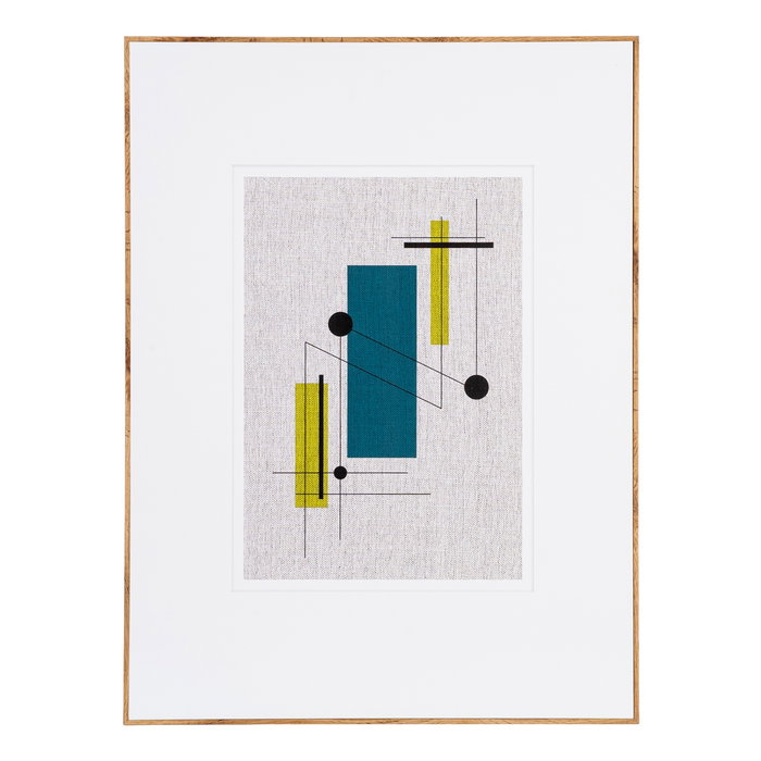 Cuadro Abstracto 2/M Madera Impreso 60 X 3 X 80 cm (Set de 2) Cuadro Abstracto 2/M Madera Impreso 60 X 3 X 80 cm (Set de 2)