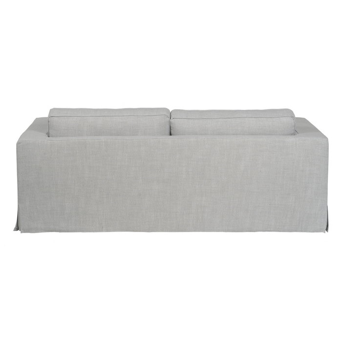 Sofá 3 Plazas Gris Tejido Siena 222 X 95 X 80 cm