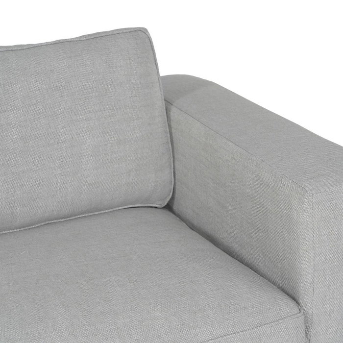 Sofá 3 Plazas Gris Tejido Siena 222 X 95 X 80 cm