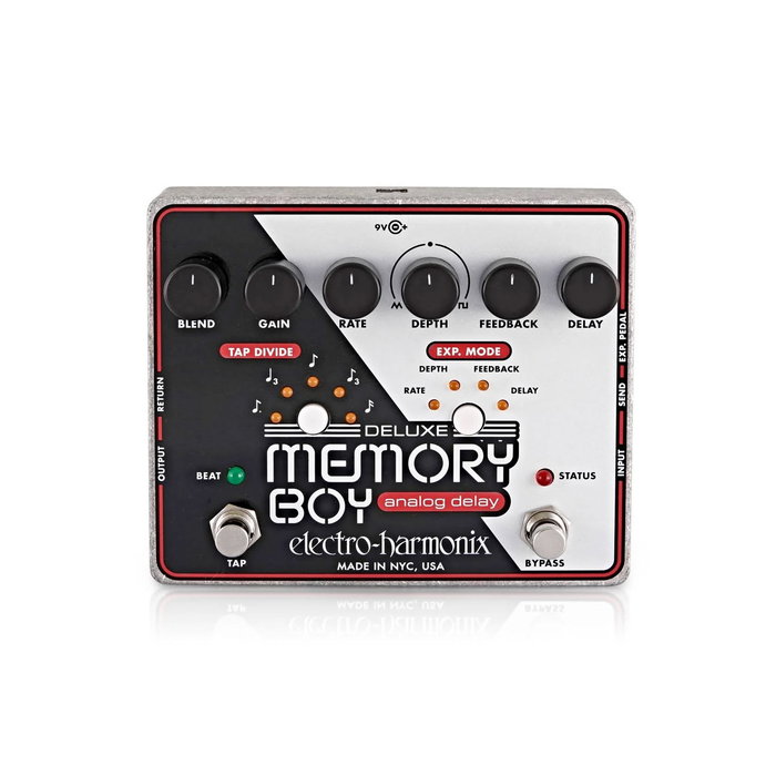 EHX Deluxe Memory Boy Pedal de Efectos Delay Analógico con Tap Tempo EHX Deluxe Memory Boy Pedal de Efectos Delay Analógico con Tap Tempo