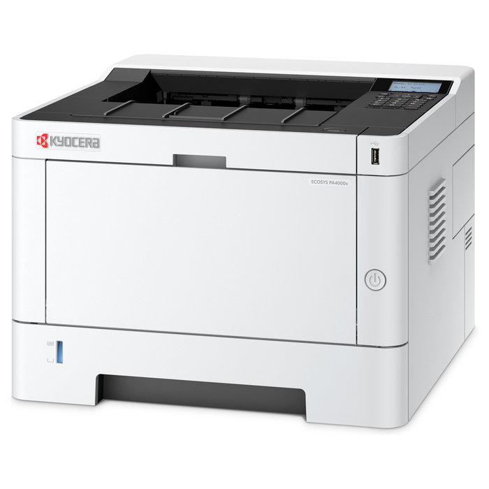 Kyocera ECOSYS PA4000x/Plus Impresora Laser Monocromo Negra/Blanca, 40 ppm A4, Duplex Automático, 1200x1200 DPI, Conectividad Ethernet/USB, 512 MB