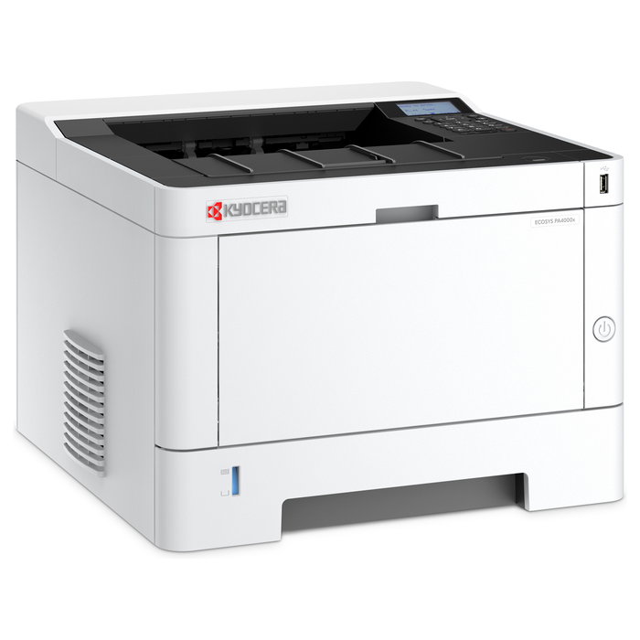 Kyocera ECOSYS PA4000x/Plus Impresora Laser Monocromo Negra/Blanca, 40 ppm A4, Duplex Automático, 1200x1200 DPI, Conectividad Ethernet/USB, 512 MB