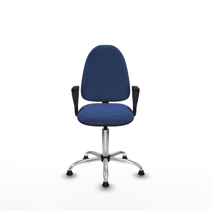 PIQUERAS Y CRESPO Silla de oficina Aýna Azul marino con Base cromada PIQUERAS Y CRESPO Silla de oficina Aýna Azul marino con Base cromada