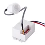 Sensor de Movimiento Empotrar Mini 140º 300W para LED