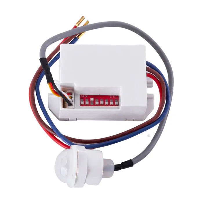 Sensor de Movimiento Empotrar Mini 140º 300W para LED Sensor de Movimiento Empotrar Mini 140º 300W para LED