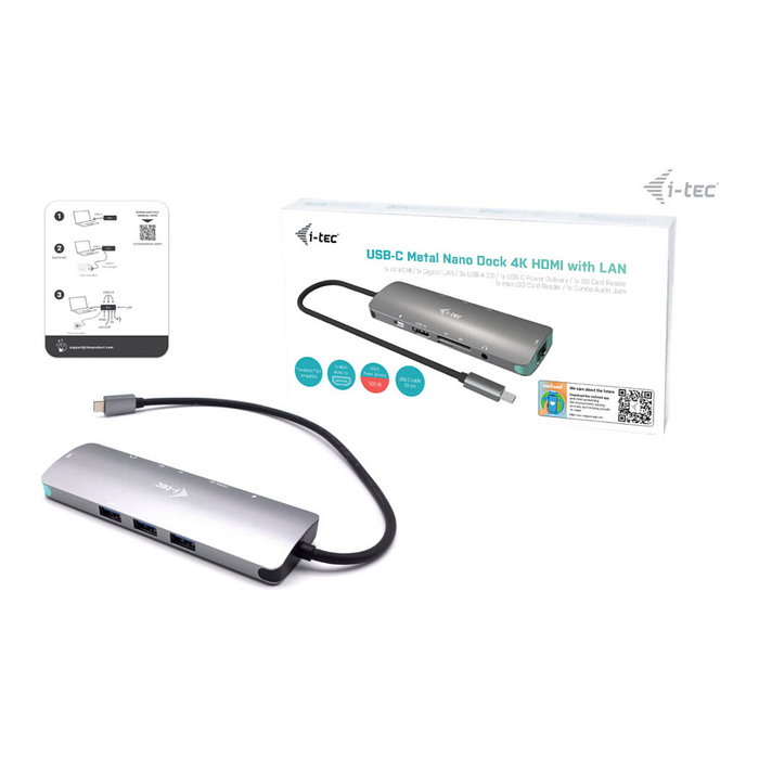 I-tec Nano Docking Station USB-C 100W