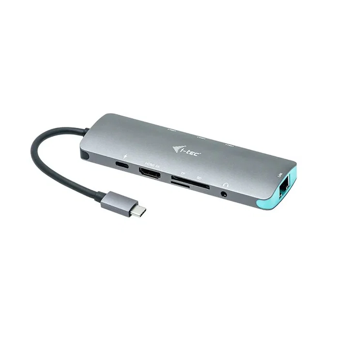 i-tec C31NANODOCKLANPD Docking Station USB-C Nano - 100W PD, HDMI 4K 60Hz, Ethernet Gigabit, 3x USB 3.0, Lector SD/microSD, Compatible Thunderbolt 3