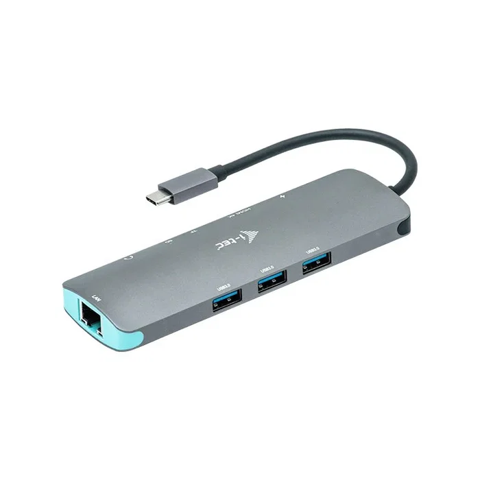 i-tec C31NANODOCKLANPD Docking Station USB-C Nano - 100W PD, HDMI 4K 60Hz, Ethernet Gigabit, 3x USB 3.0, Lector SD/microSD, Compatible Thunderbolt 3