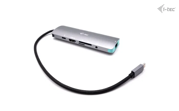 i-tec C31NANODOCKLANPD Docking Station USB-C Nano - 100W PD, HDMI 4K 60Hz, Ethernet Gigabit, 3x USB 3.0, Lector SD/microSD, Compatible Thunderbolt 3