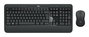 Logitech MK540 Combo de Teclado Italiano QWERTY y Ratón Inalámbrico Negro, Blanco