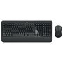 Logitech MK540 Advanced Teclado QWERTY Italiano y Ratón Inalámbrico, Negro y Blanco