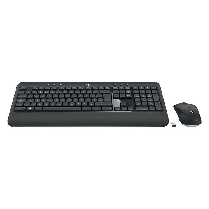 Logitech MK540 Advanced Kit de teclado y ratón inalámbrico QWERTY italiano, Negro/Blanco
