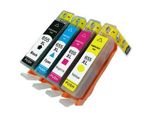 Dayma Cartucho Tinta Compatible HP N655 XL Amarillo CZ112AE para Deskjet Ink Advantage 3525, 4615, 4625, 5525, 6525