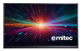 Ernitec Monitor de vigilancia 43" 4K UHD 24/7 Pantalla LED Grado Industrial Chasis Metálico 178° Ángulo Visión