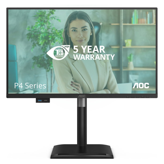 AOC 24P4CV Monitor Gaming 23.8" Full HD IPS 120Hz 4ms USB-C KVM Negro AOC 24P4CV Monitor Gaming 23.8" Full HD IPS 120Hz 4ms USB-C KVM Negro