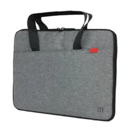 Mobilis Trendy Sleeve Funda para Portátil 35,6 cm (14") - Negro Gris, Resistente al Agua con Asa, Compatible MacBook Air