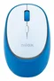Nilox NXMDWS103 Ratón Inalámbrico Oficina Dual-Wireless RF + Bluetooth Ambidiestro Óptico 1600 DPI Recargable USB-C 500 mAh Azul y Blanco